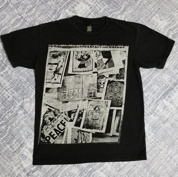 Obey Other - ✌Obey Mens Black Graphic T-Shirt